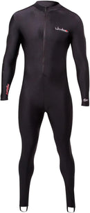 Open Box Henderson Spandex Printed Unisex Adults Jumpsuit Scuba Diving Wetsuit - Black - Small