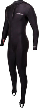 Open Box Henderson Spandex Printed Unisex Adults Jumpsuit Scuba Diving Wetsuit - Black - Small
