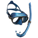 Used Cressi Calibro And Corsica Snorkel Combo - Blue