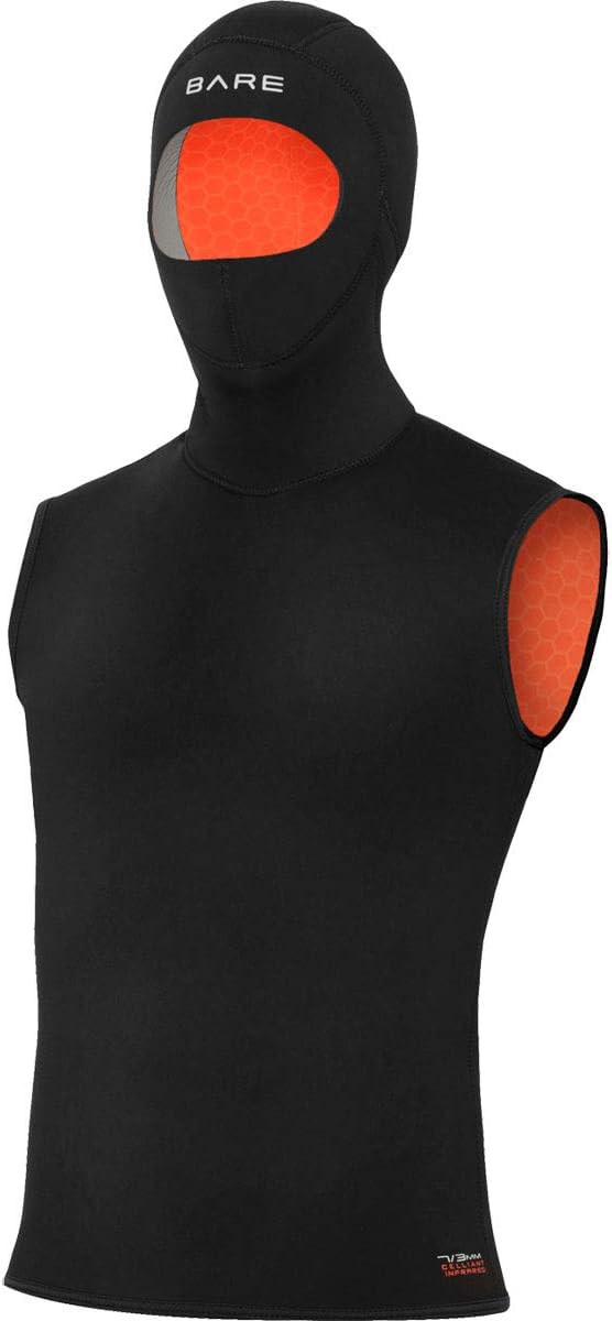 Open Box 7 3mm Ultrawarmth Scuba Diving Hooded Vest Small