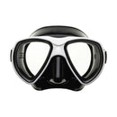 Open Box Riffe Nekton Scuba Dive Mask - Black Silicone/White Frame - DIPNDIVE