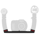 Open Box SeaLife SL9904 Flex-Connect Dual Tray with Mounting Screw Compatible with Sea Dragon SL963, SL983, SL984 - DIPNDIVE