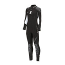 Open Box ScubaPro 5/4mm Women's Everflex Steamer-Black/White-X-Large Short - DIPNDIVE