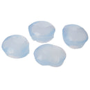 Zoggs Unisex Adult Silicone Reusable Ear Plugs for Swimming - Snorkeling - Water Sports - Clear - Pack of 4
