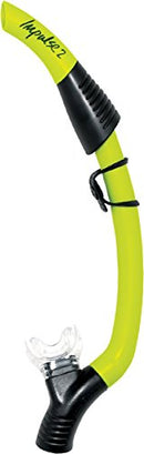 Aqua Lung Impulse 2 Snorkel (Non-Flex) - Neon Yellow