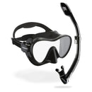 Cressi F1 and Supernova Dry Mask and Snorkel Set