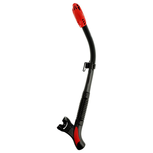 Used Aqua Lung Impulse Dry Scuba Dive Snorkel - Red - DIPNDIVE