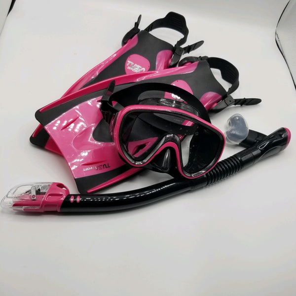 Used Tusa Serene Adult Travel Set - Hot Pink - Small