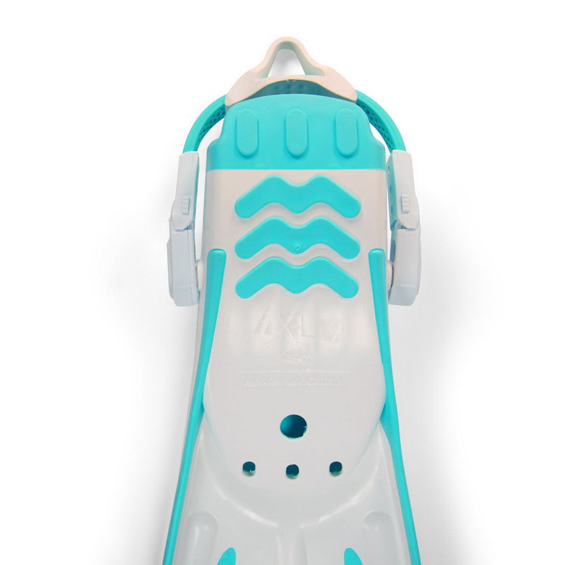 Used Fourth Element Rec Scuba Diving Fins - Aqua/White - Small (36-40) - DIPNDIVE