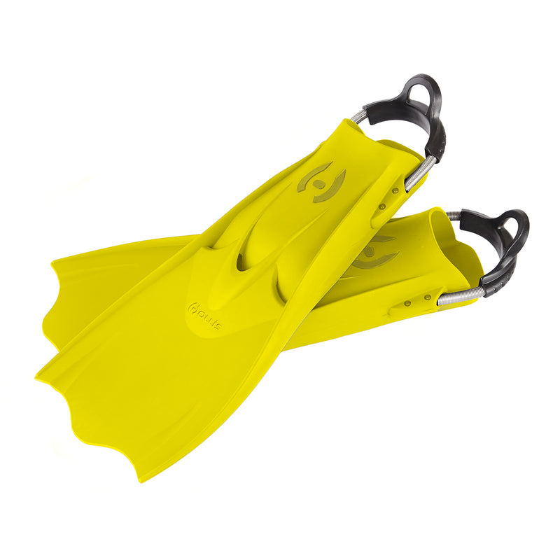 Open Box Hollis F-1 LT Scuba Dive Fins - Yellow - XX-Large - US M:13-15 - DIPNDIVE