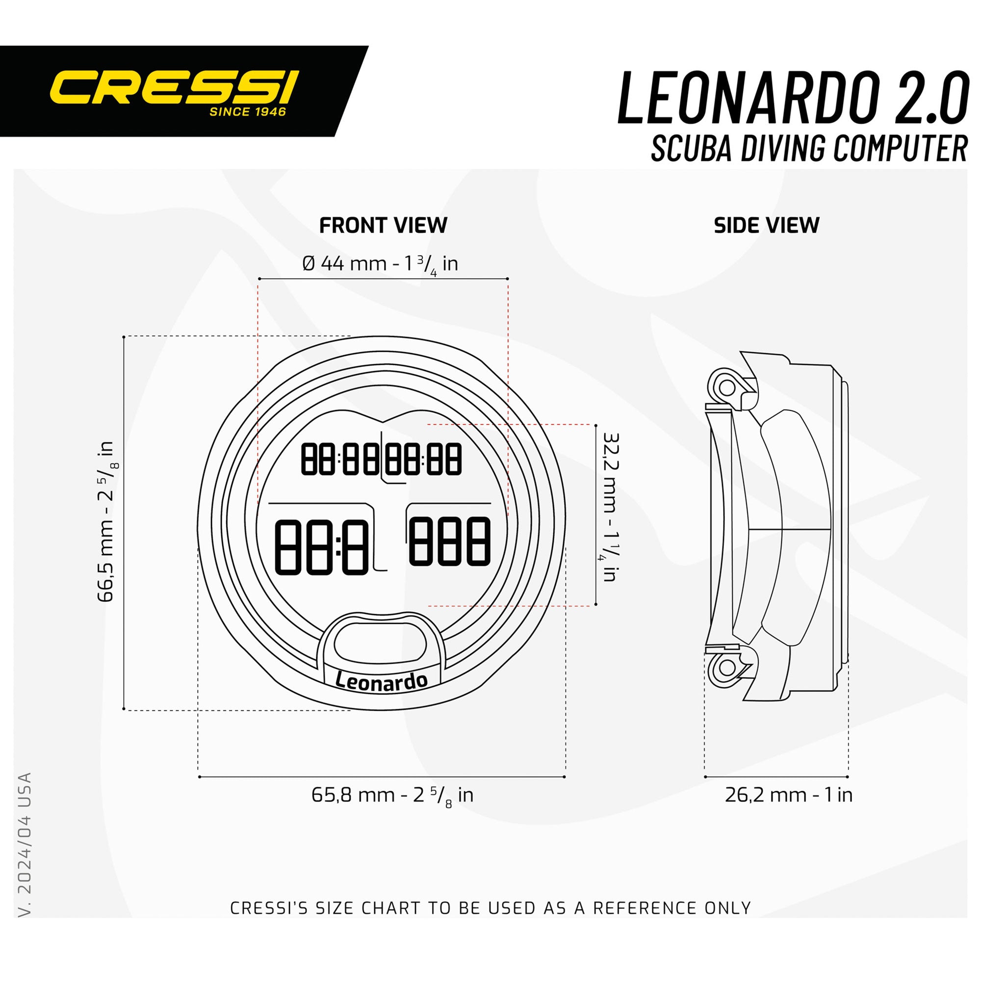 Cressi Leonardo Dive Computer Watch