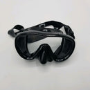 Open Box Tusa Kleio II Mask - Black / Black Silicone - DIPNDIVE