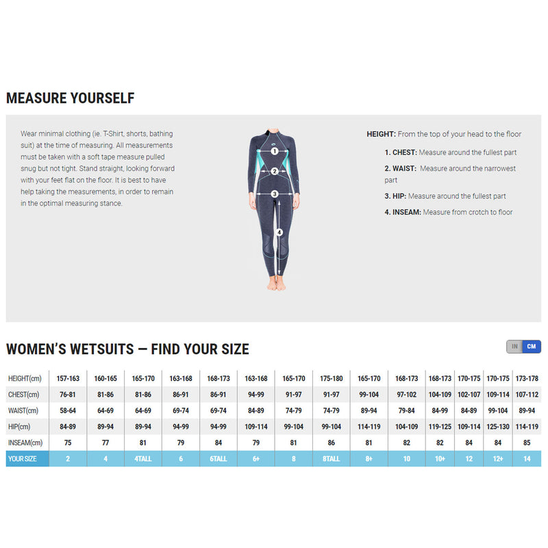 Bare 5 mm Women's Evoke Full Wetsuit