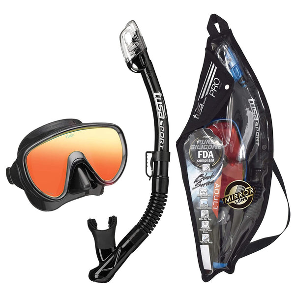 Used Tusa Serene Adult Combo - Mirrored Black/Black - DIPNDIVE
