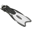 Used Cressi Palau Open Heel Fins - White/Black - Medium/Large - DIPNDIVE