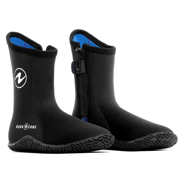 Open Box Aqua Lung 5mm Echozip Dive Boots, Size: 5 - DIPNDIVE