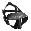 Used Cressi Atom Frameless Freediving Mask - Black / Black - DIPNDIVE