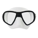 Used Aqua Lung Micromask X Scuba Dive Mask - White/Black - DIPNDIVE