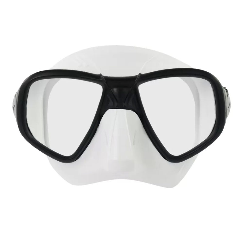 Used Aqua Lung Micromask X Scuba Dive Mask - White/Black