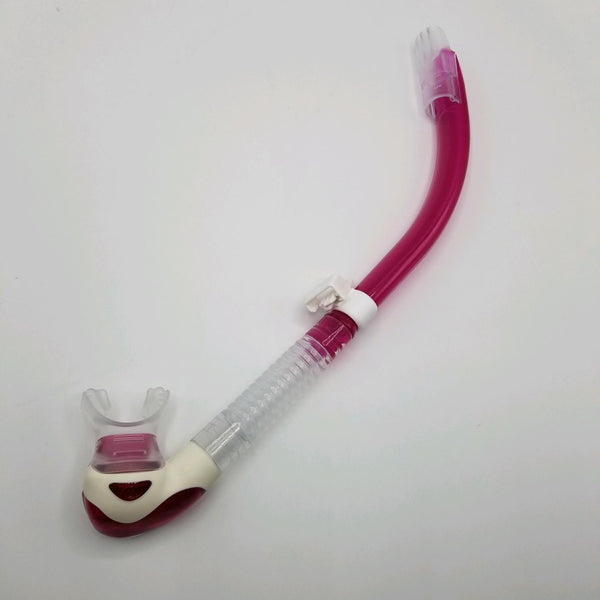 Used Tusa Platina Hyperdry II Snorkel - Bougainvillea Pink