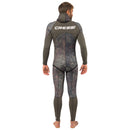 Used Cressi 5mm Mens Seppia 2-piece Freediving Wetsuit - Camo Grey - Large/4 - DIPNDIVE