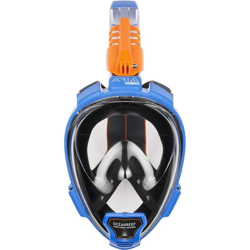 Open Box Ocean Reef ARIA QR+ Full Face Snorkeling Mask - Blue - Small/Medium