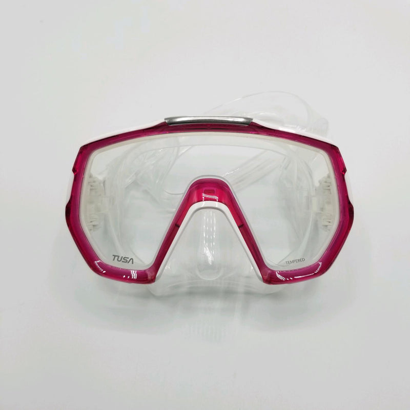 Open Box Tusa M-1003 Freedom Elite Dive Mask-Bougainvillea Pink - DIPNDIVE