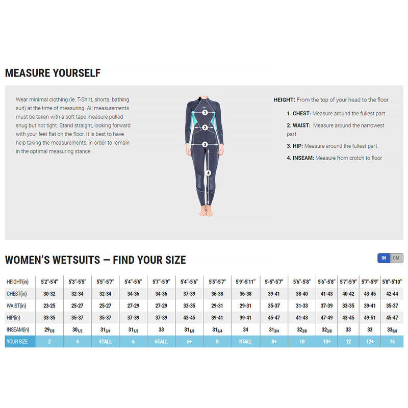 Bare 5 mm Women's Evoke Full Wetsuit