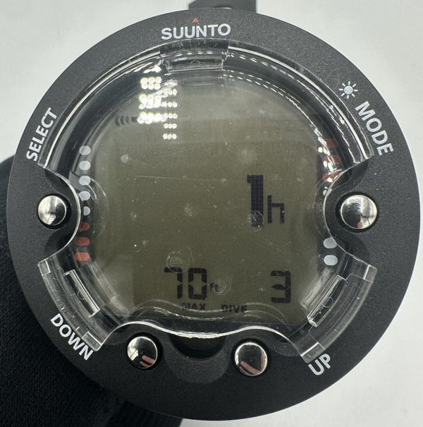 Used Suunto Zoop Novo Wrist Scuba Diving Computer (Black) Without USB - DIPNDIVE