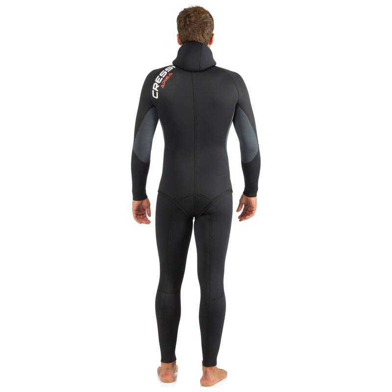 Open Box Cressi 7mm Apnea Freediving Spearfishing Wetsuit - Black - 2X-Large/6