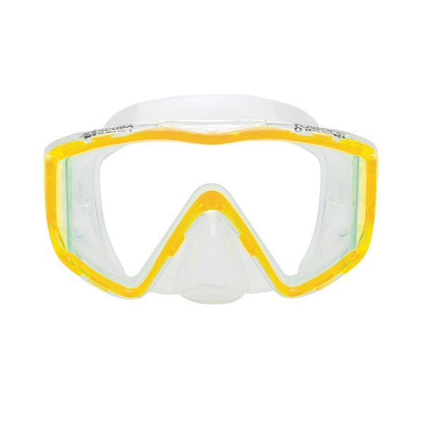 Open Box XS Scuba Fusion 3 Scuba Dive Mask - Yellow