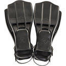 Used IST Deep sea scuba diving military fins - rubber rocket, XL - DIPNDIVE