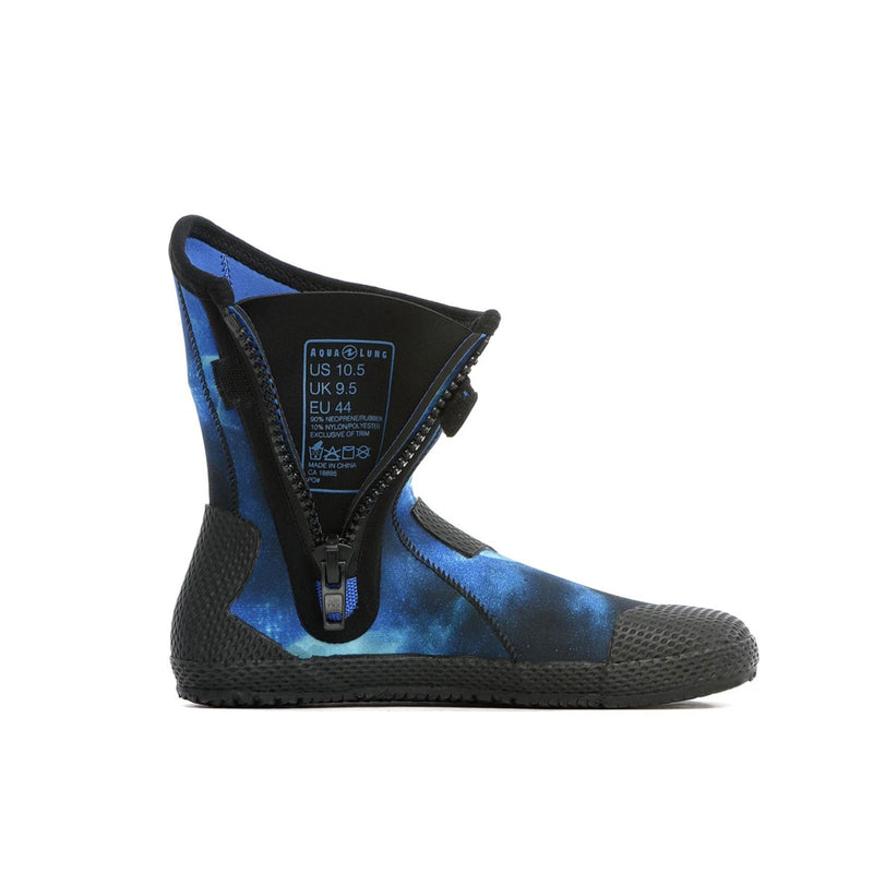 Used Aqua Lung Mens 5mm Superzip Boots - Galaxy Blue - 3 - DIPNDIVE