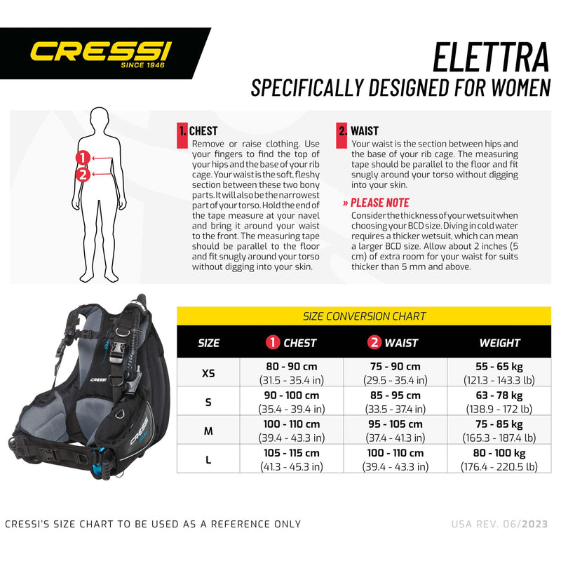 Cressi Elettra Lady Package - DIPNDIVE