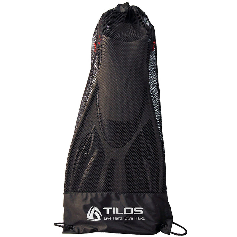 Used Tilos Getaway Open Heel Fins-Black-MDXLG