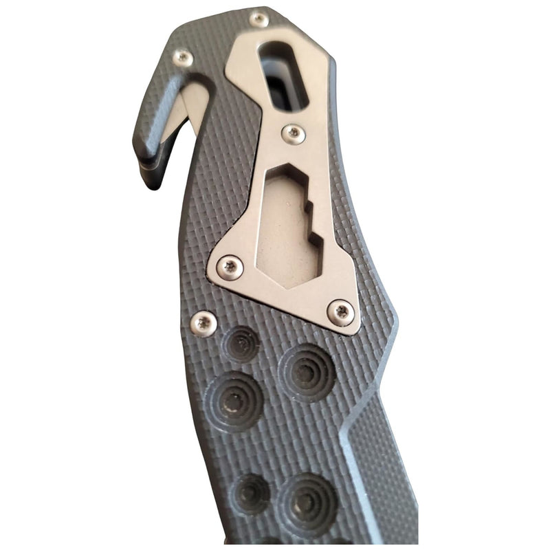 Aqua Lung Folding Blunt Scuba Dive Knife - Titanium