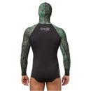 Open Box Cressi Cobia Hooded Top Rash Guard - Green - 3X-Large - DIPNDIVE