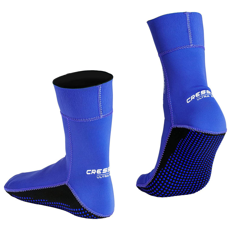 Open Box Cressi 1.5mm Ultra Stretch Socks - Blue - Small - DIPNDIVE