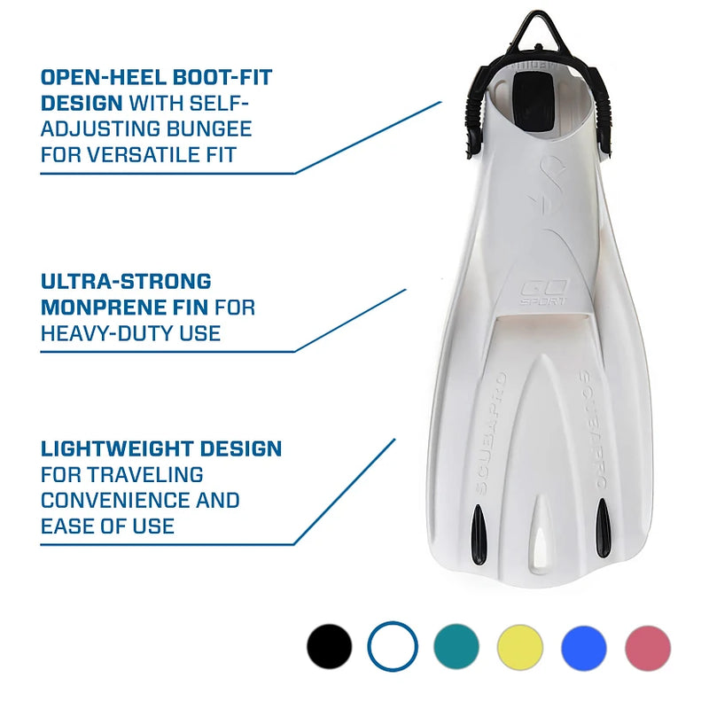 ScubaPro GO Sport Dive Fins - DIPNDIVE