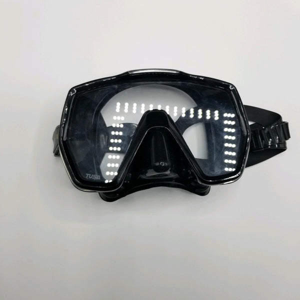 Used Tusa M-1001 Freedom HD Mask - Black / Black - DIPNDIVE