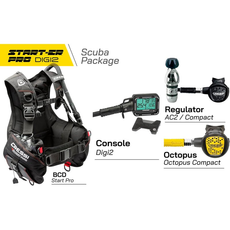 Cressi Start-er Pro Package - DIPNDIVE