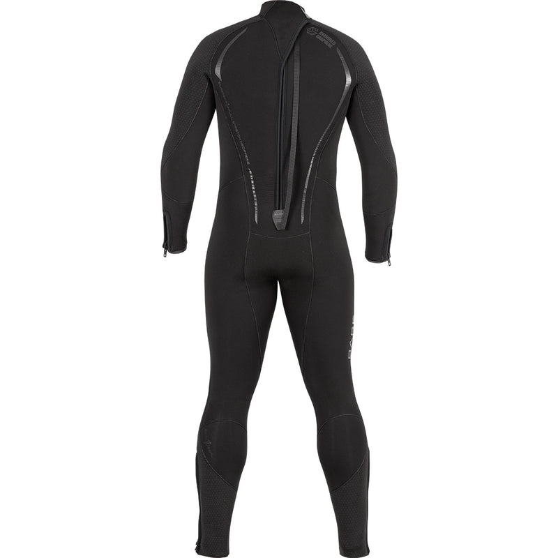 Used Bare 5mm Mens Reactive Full Wetsuit-Black-Large