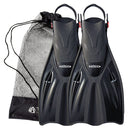 Used Tilos Getaway Open Heel Fins-Black-MDXLG - DIPNDIVE