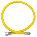 Open Box XS Scuba Miflex Low Pressure Hoses-Mello Yellow-36 inches - DIPNDIVE