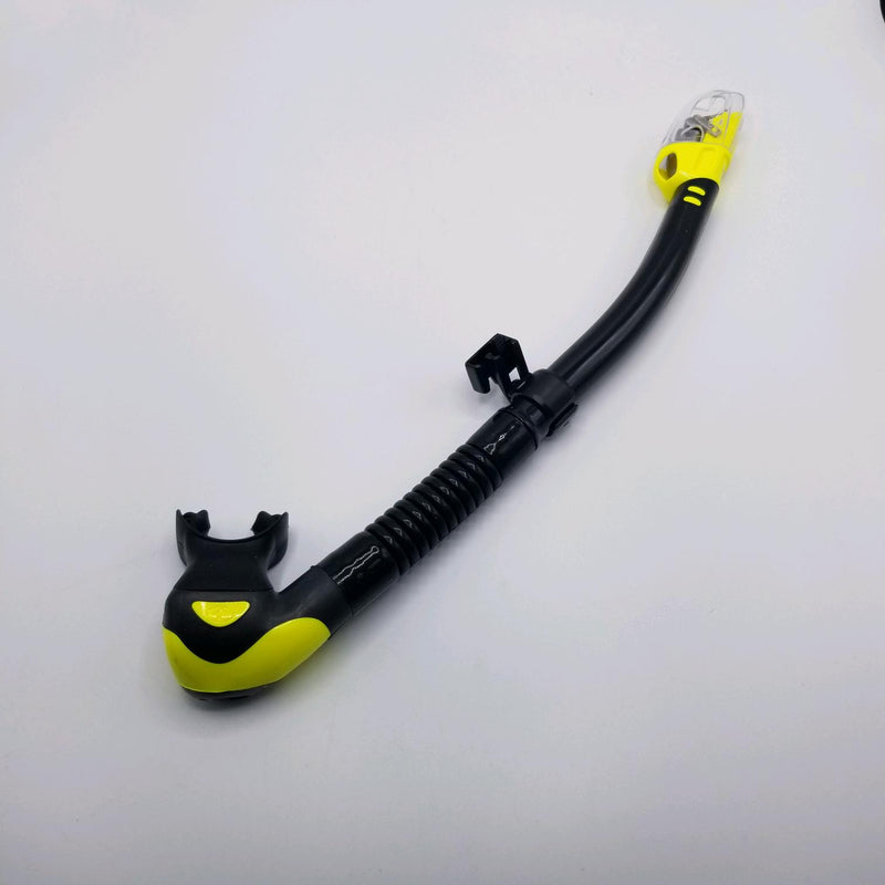 Used Tusa Hyperdry Elite II Dry Snorkel - Black / Flash Yellow - DIPNDIVE