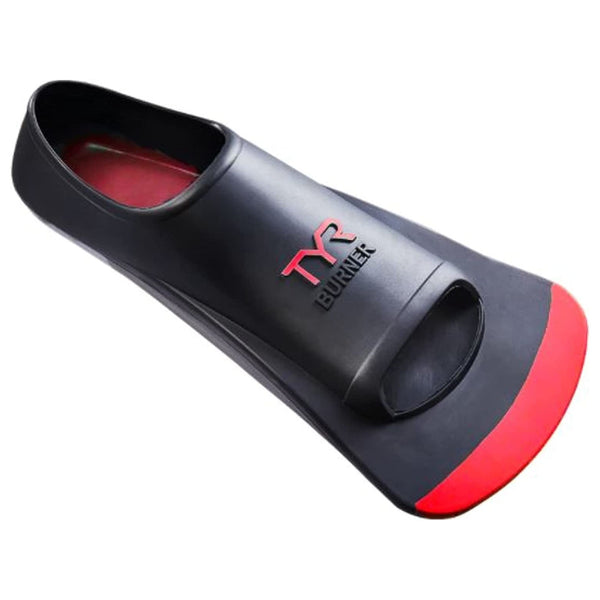 Used TYR Burner 2.0 Swim Fins - Red - Medium (Men’s Shoe 7-9 , Women’s 8.5-10.5)