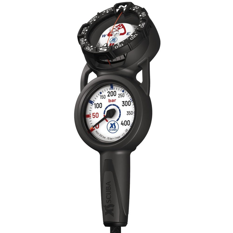 XS Scuba QuikVu Pressure and Compass Console - Metric