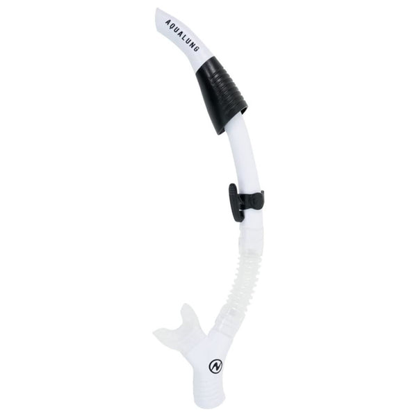 Used Aqua Lung Impulse Classic Flex Diving Snorkel - White - DIPNDIVE