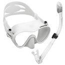 Cressi Frameless Dive Mask and Supernova Dry Snorkel Combo - DIPNDIVE
