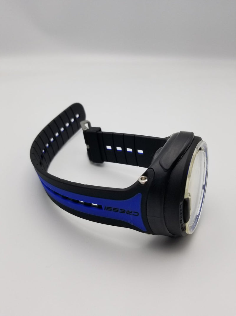 USED Cressi Leonardo Dive Computer Watch -Black / Blue - DIPNDIVE